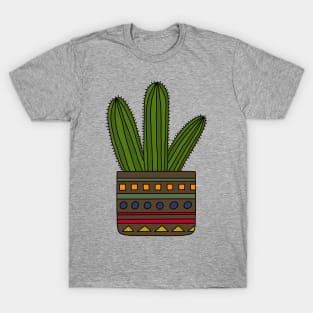 Cute Cactus Design #103: Dark Green Cacti T-Shirt